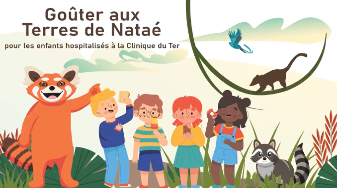 Deuxième goûter destiné aux enfants ayant été opérés à la Clinique du Ter