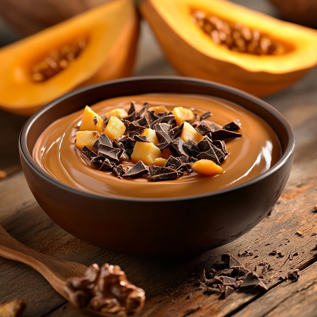 [Recette diét’] - Crème chocolat épaisse à la courge butternut