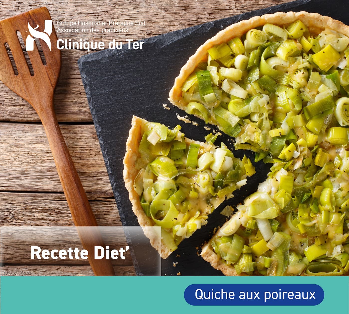 [Recette dièt'] - Plat gourmand : Quiche aux poireaux