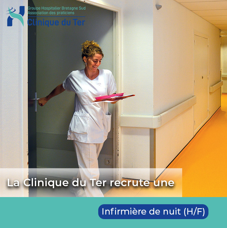 La Clinique du Ter recrute - Infirmière de Nuit (H/F)