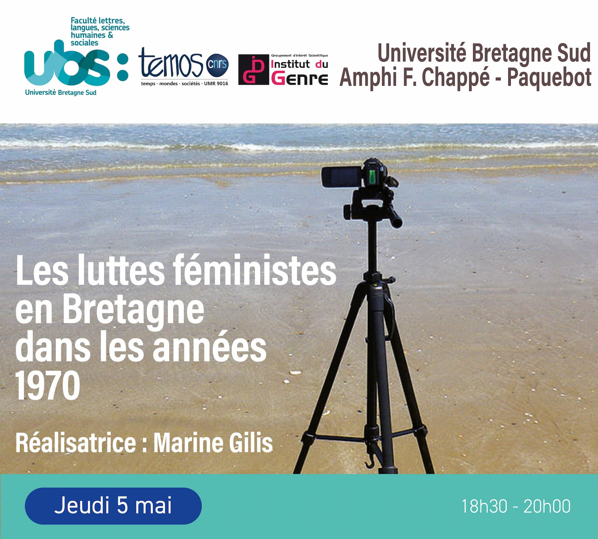 Projection du film : Les luttes féministes en Bretagne dans les années 1970
