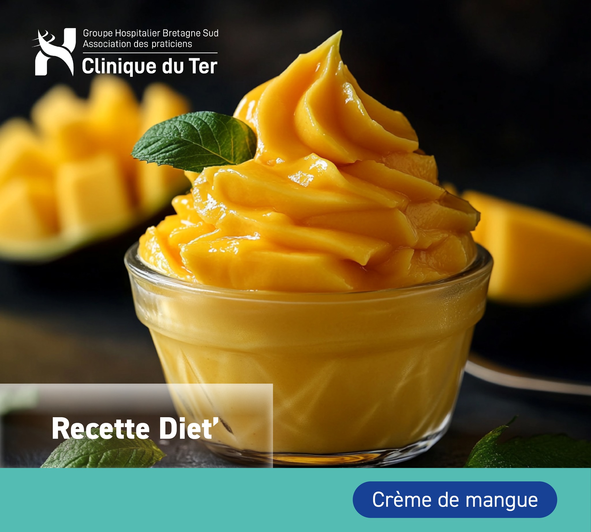 [Recette dièt'] - Dessert gourmand : crème de mangue 
