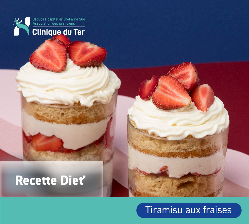 [Recette diet’] - Tiramisu aux fraises