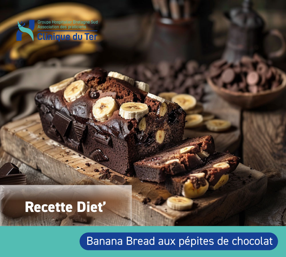 [Recette diét'] - Banana Bread aux pépites de chocolat