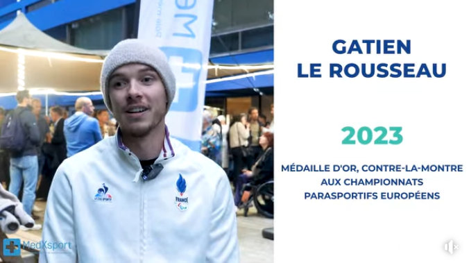 Interview de Gatien Le Rousseau, cycliste parasport