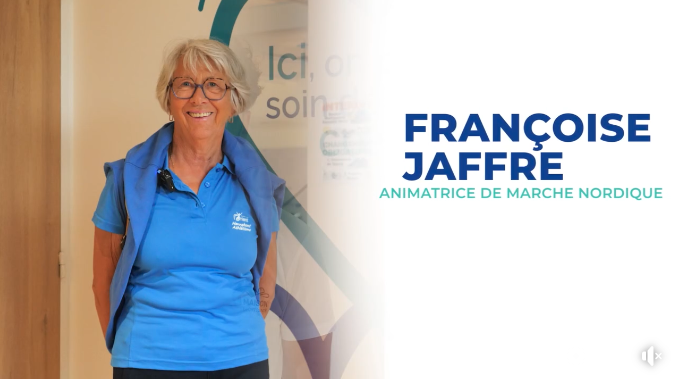 MedXSport - Françoise JAFFRÉ, animatrice de marche nordique pour le club de Hennebont Athlétisme