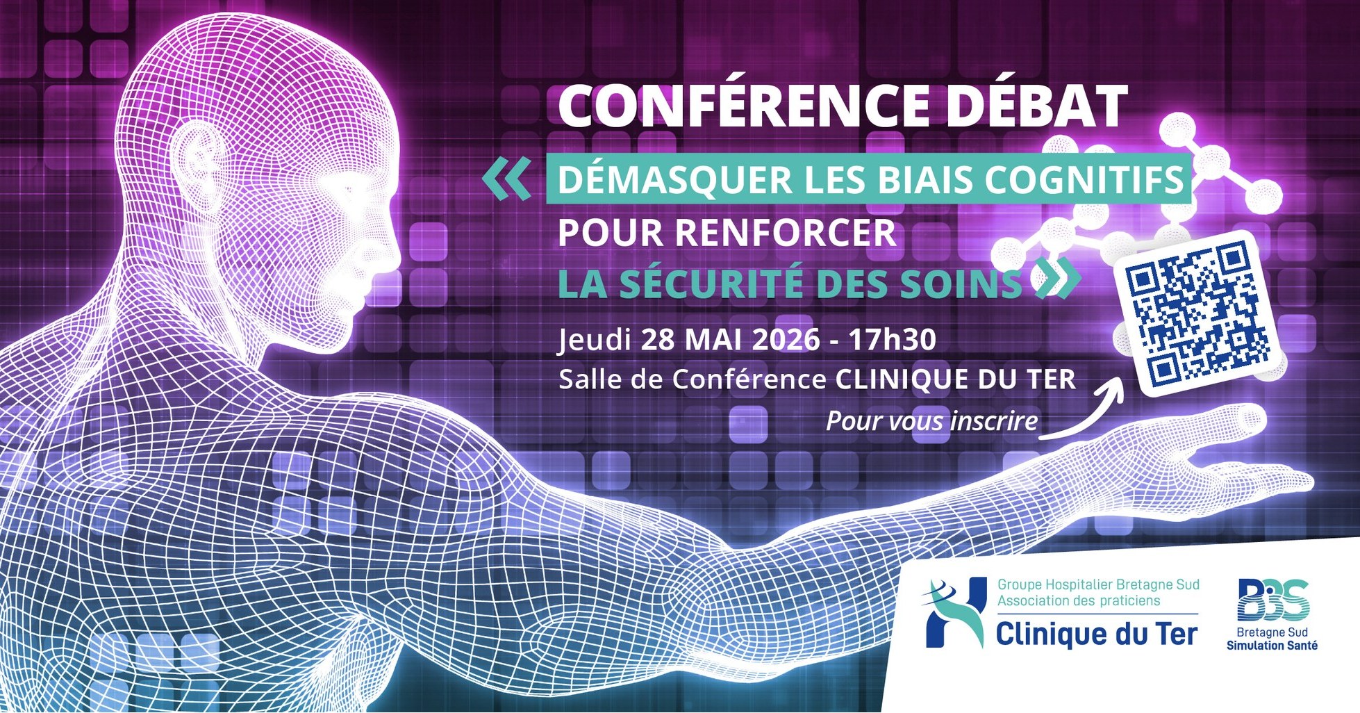 Conférence - DEMASQUER LES BIAIS COGNITIFS POUR RENFORCER LA SECURITE DES SOINS