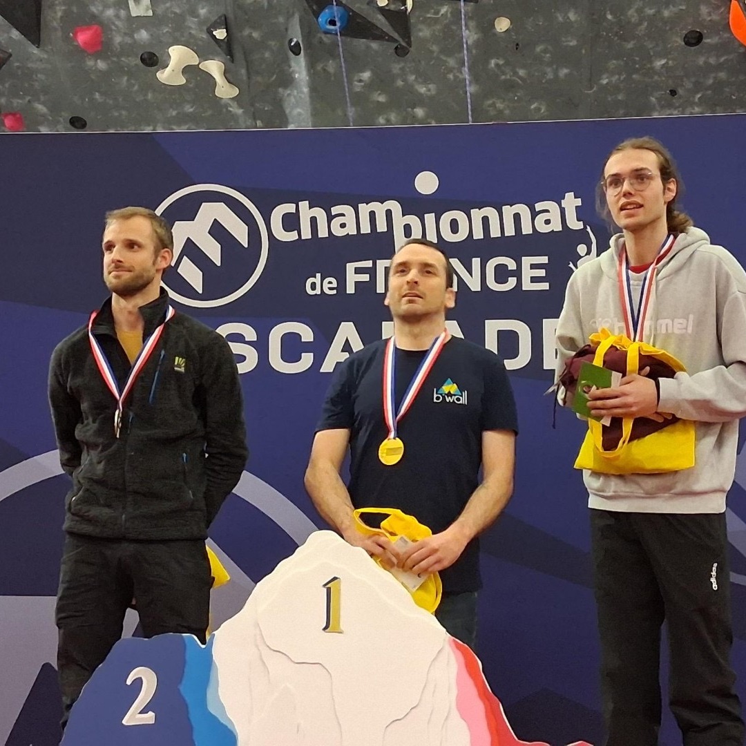 Guillaume Bolloré sacré champion de France RP2 de para escalade !