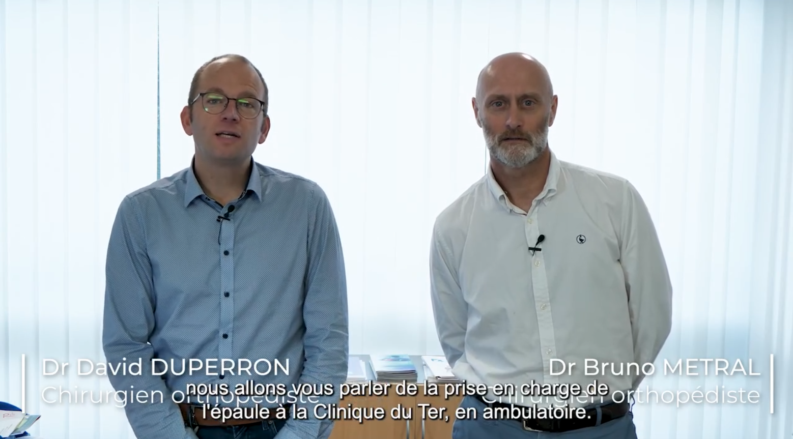 Chirurgie arthoscopique de l'épause - Parcours en ambulatoire