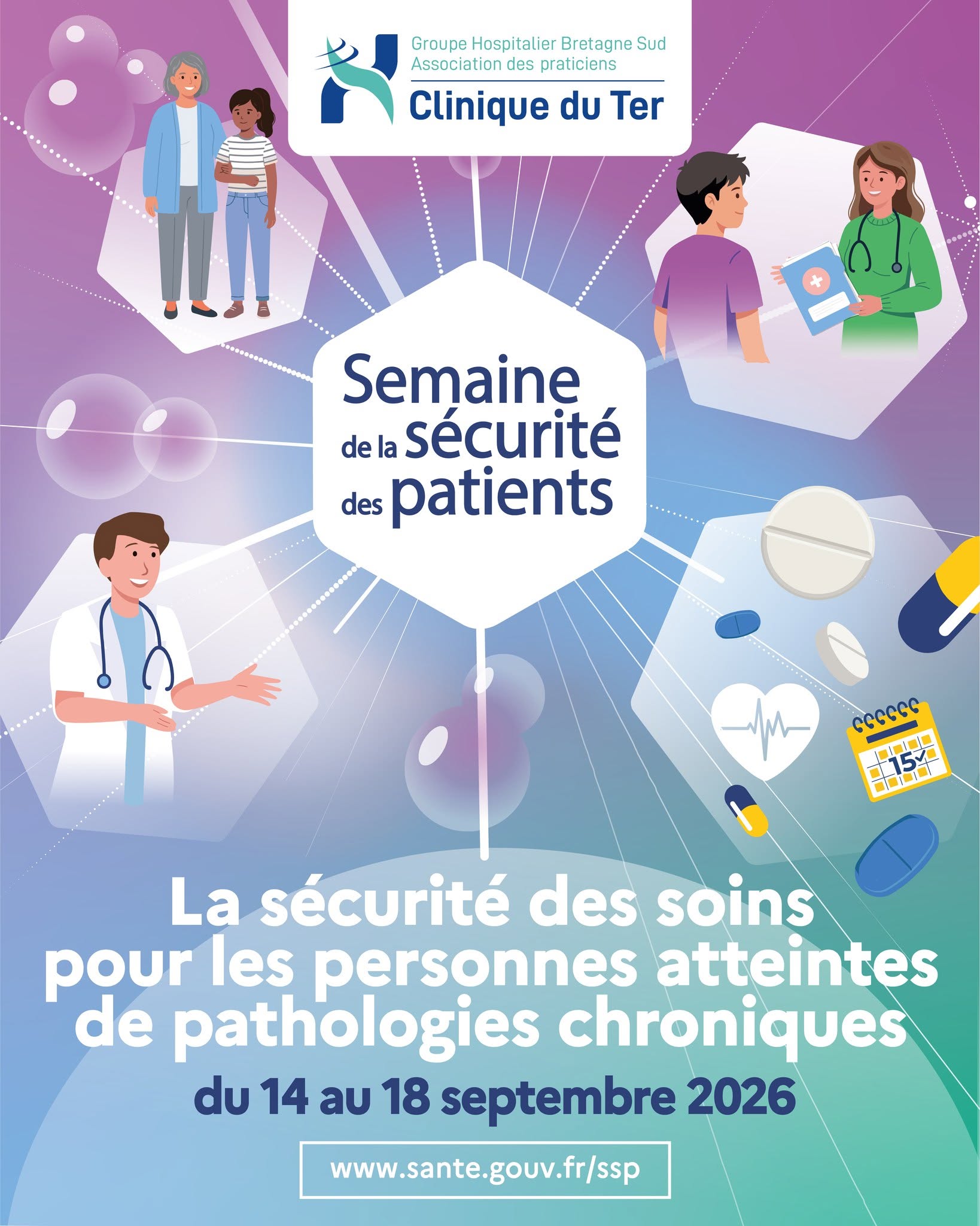 Semaine de la Sécurité des Patients | Du 14 au 18 septembre 2026