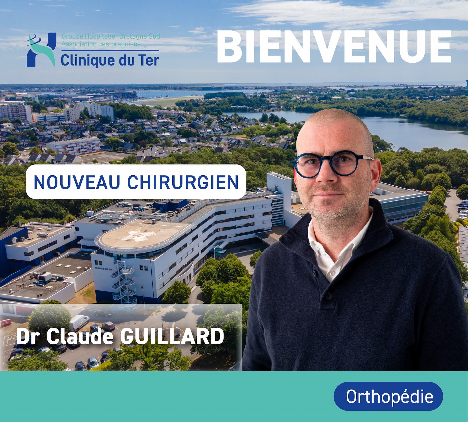 Nouveau chirurgien orthopédiste - Claude GUILLARD