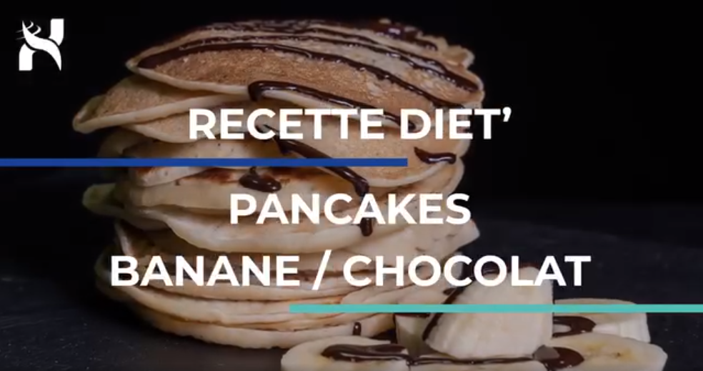 [Recette diét'] Recette des pancakes banane / chocolat ! 