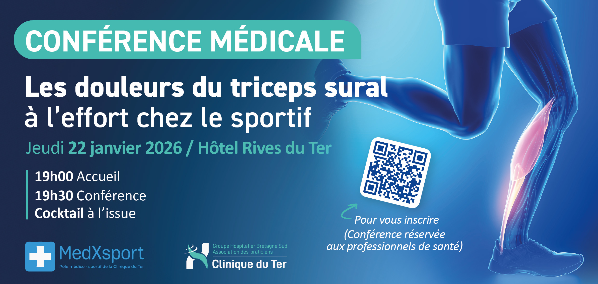 Conférence - "Les douleurs du triceps sural à l'effort chez le sportif"